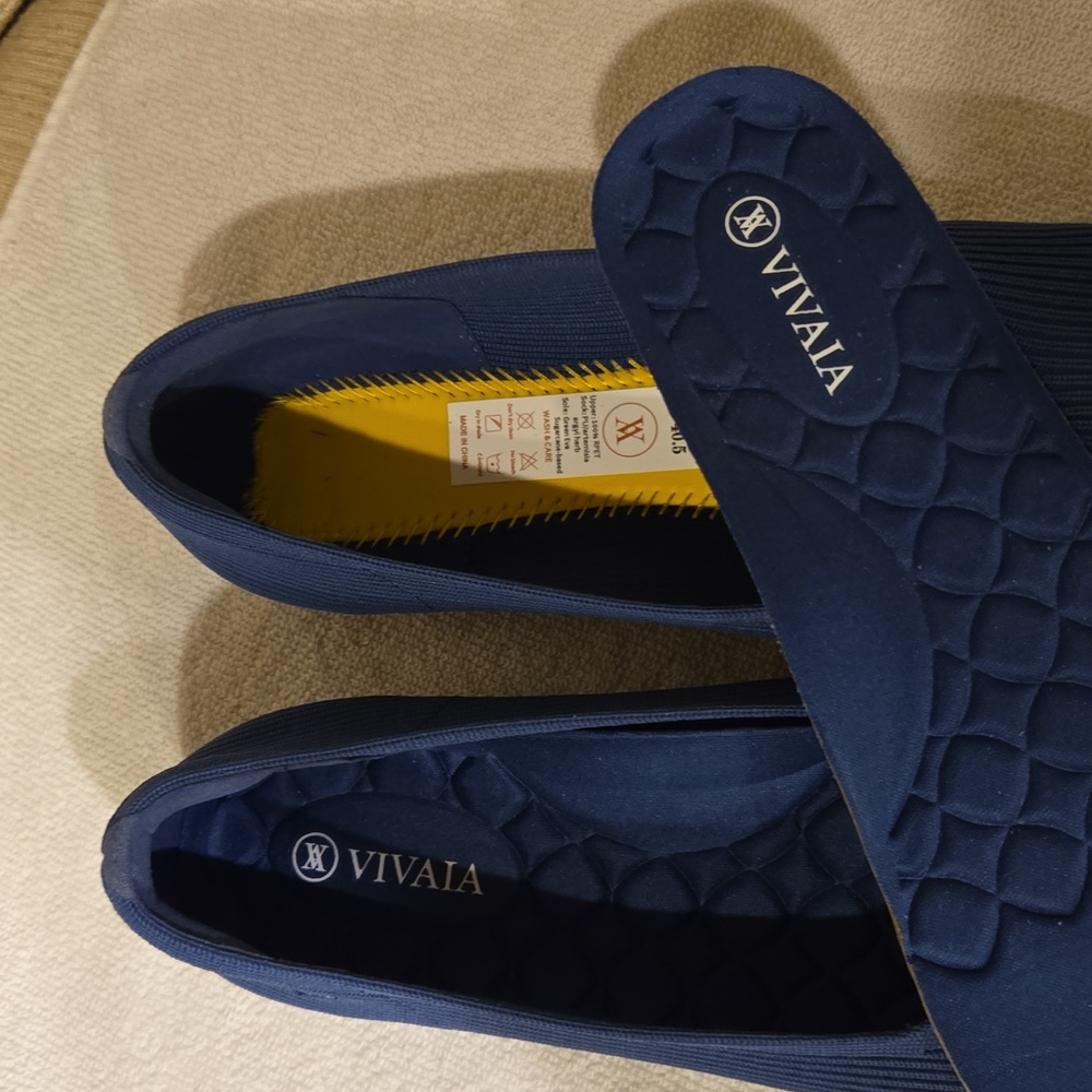 VIVAIA Women's Classic Blue Flats - Picture 14 of 14